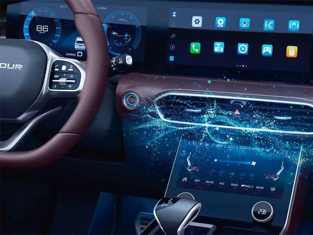 Интерьер салона <br>Jetour X90 Plus