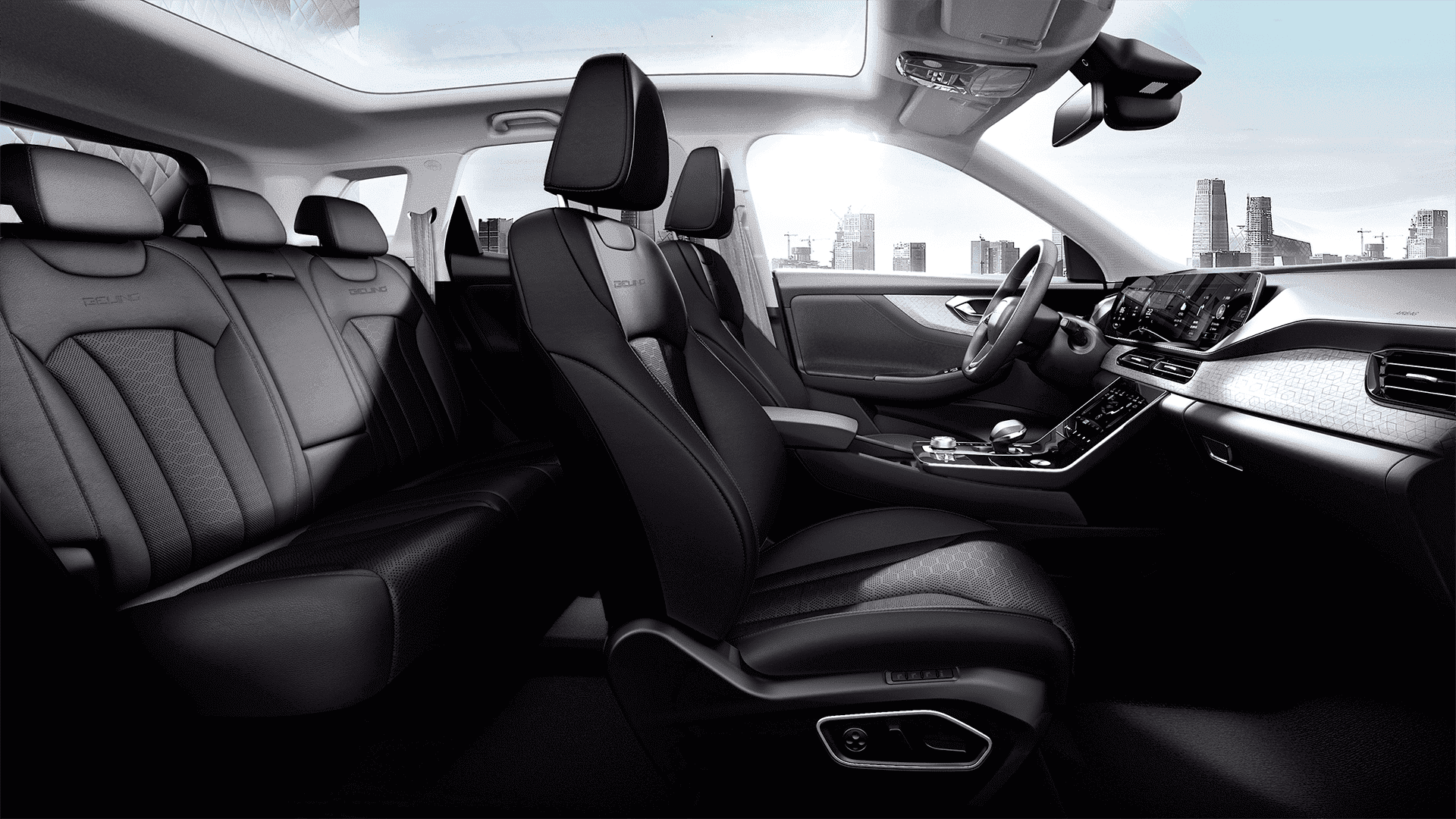 Интерьер салона <br>BAIC X7