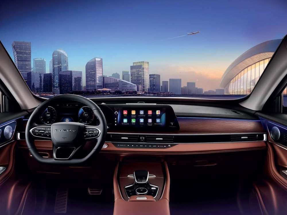 Интерьер салона <br>Chery Tiggo 8 Pro MAX  NEW