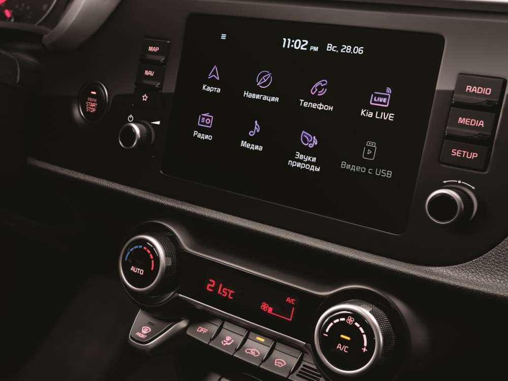 Интерьер салона <br>KIA Rio X