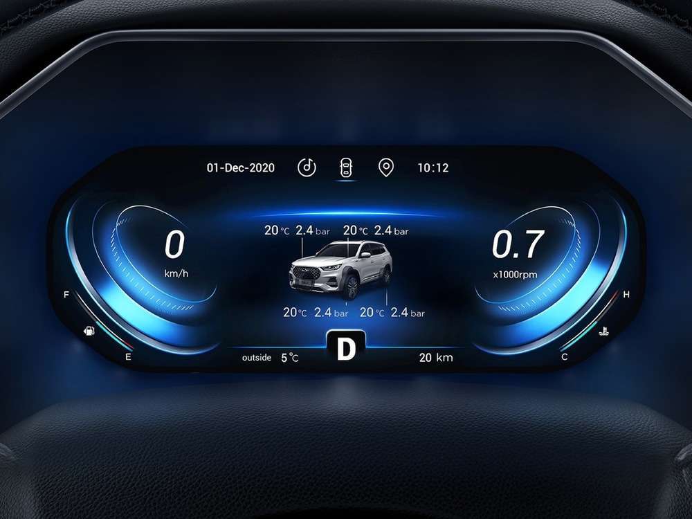 Интерьер салона <br>Chery Tiggo 8 Pro