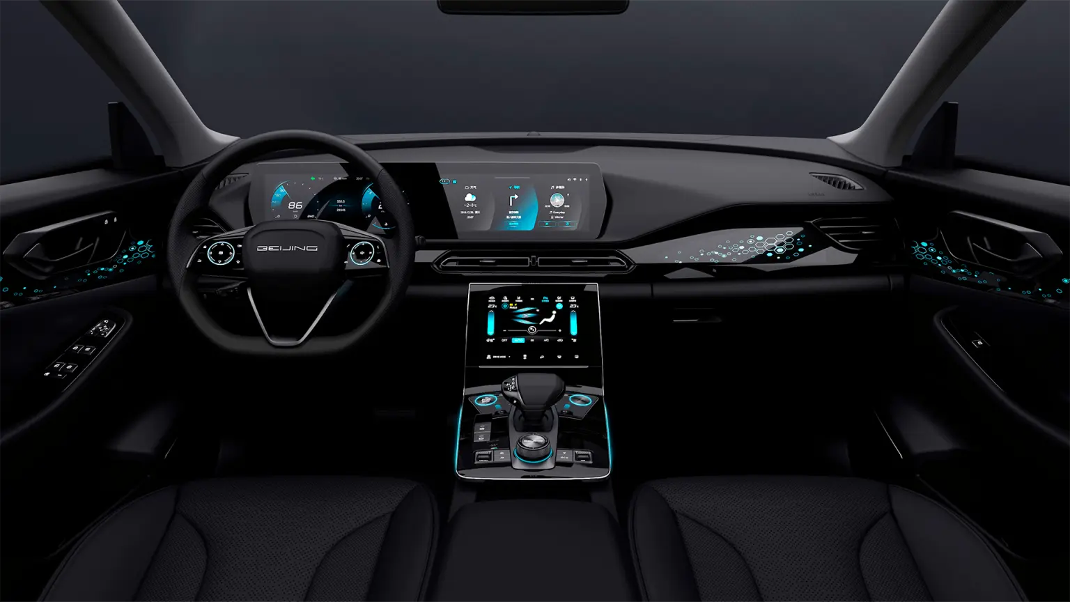 Интерьер салона <br>BAIC X7