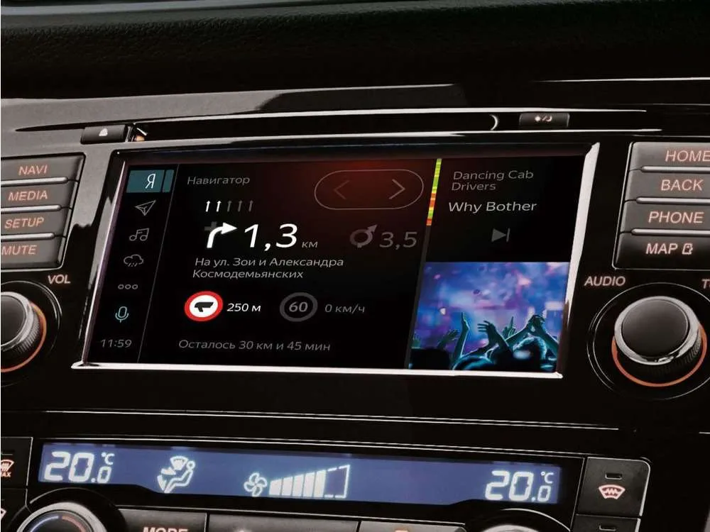 Интерьер салона <br>Nissan Qashqai